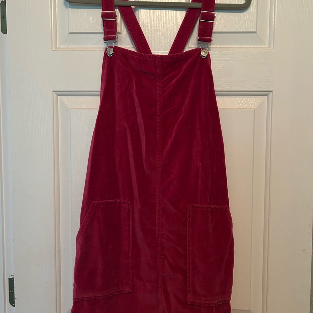 Topshop Pink Corduroy Dress